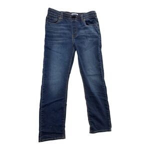 Levi’s Denizen Boys 14 Jeans Dark Wash Straight Stretch Elastic Waist